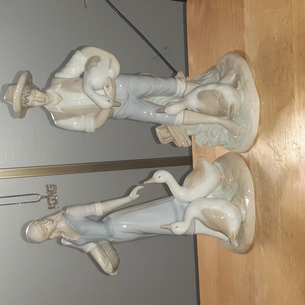 Two Vintage Porcelain Figurines.